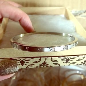 Silver Roman Numeral Bracelet